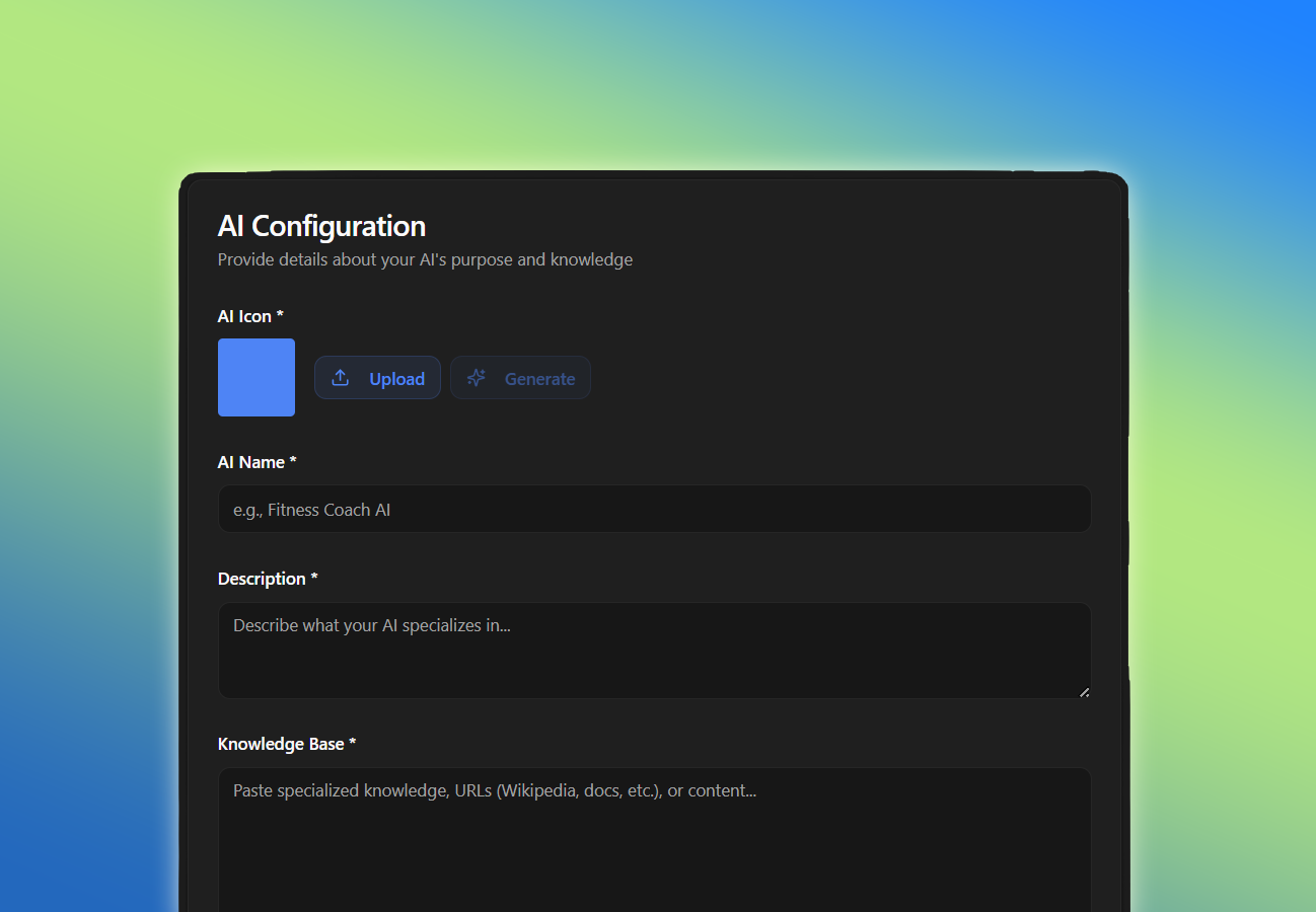 Aify - Create Custom AI Assistants